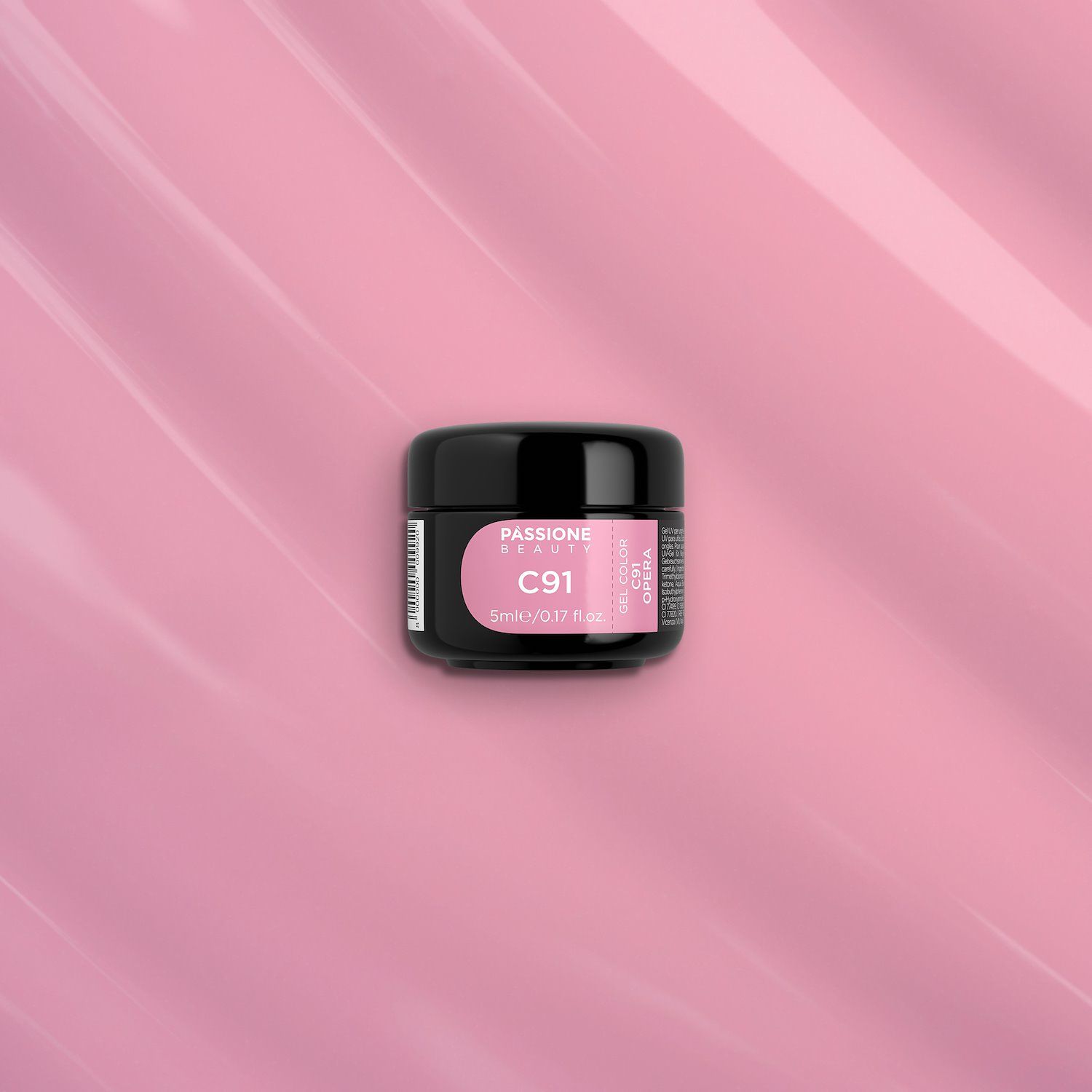 Gel Couleur C91 Opera - Gel couleur rose délicat - détail 3