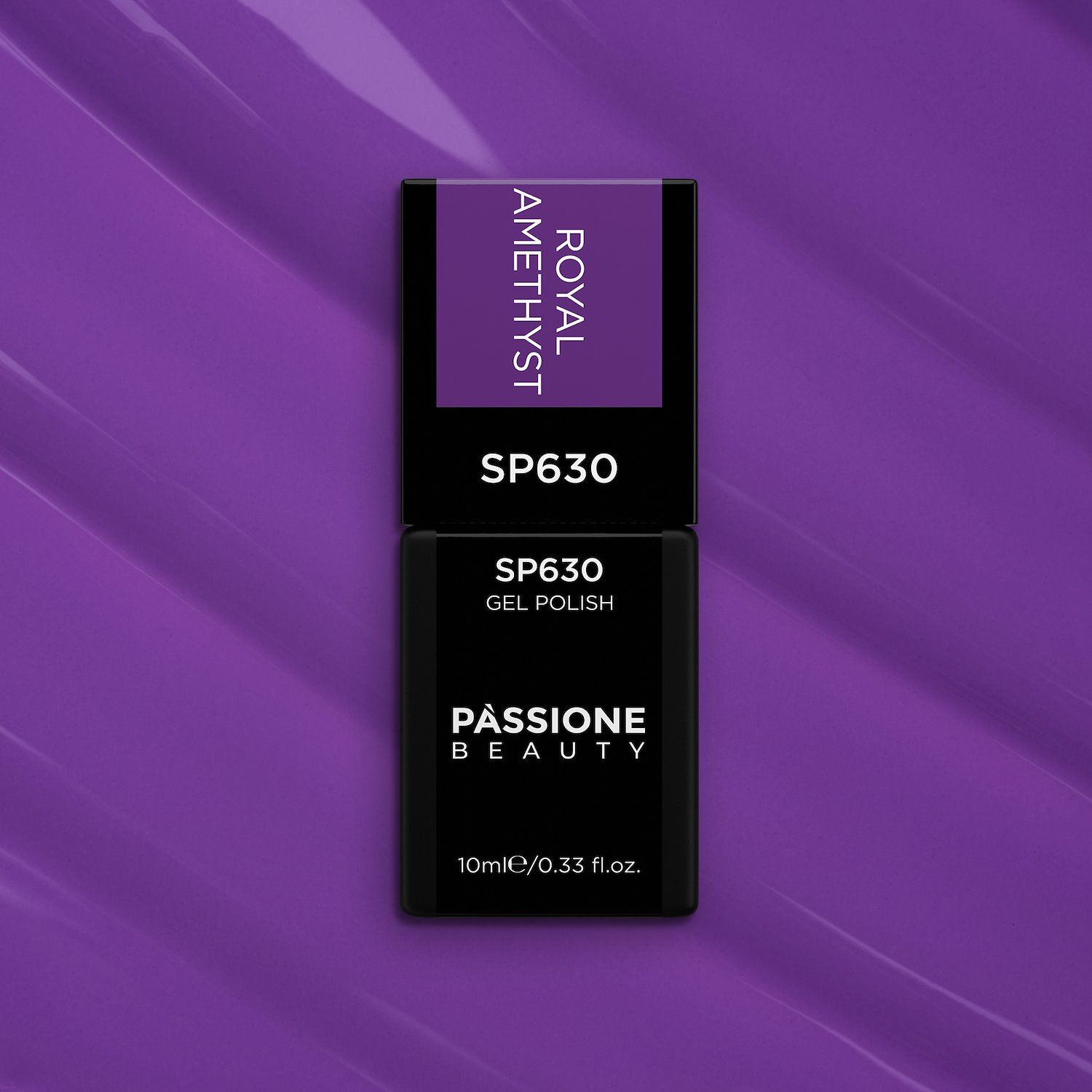 Gel Nail Polish SP630 Royal Amethyst - Amethyst Purple Gel Polish - detail 3