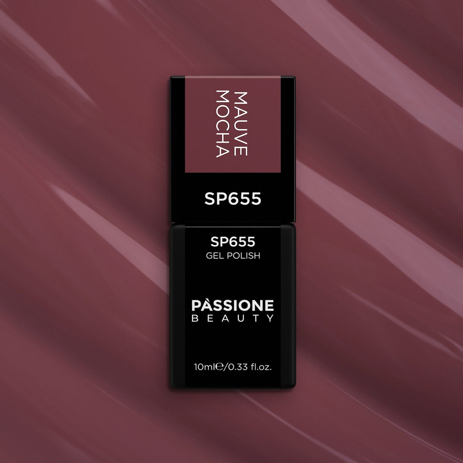 Gel Nail Polish SP655 Mauve Mocha - Mauve Brown Gel Polish - detail 3