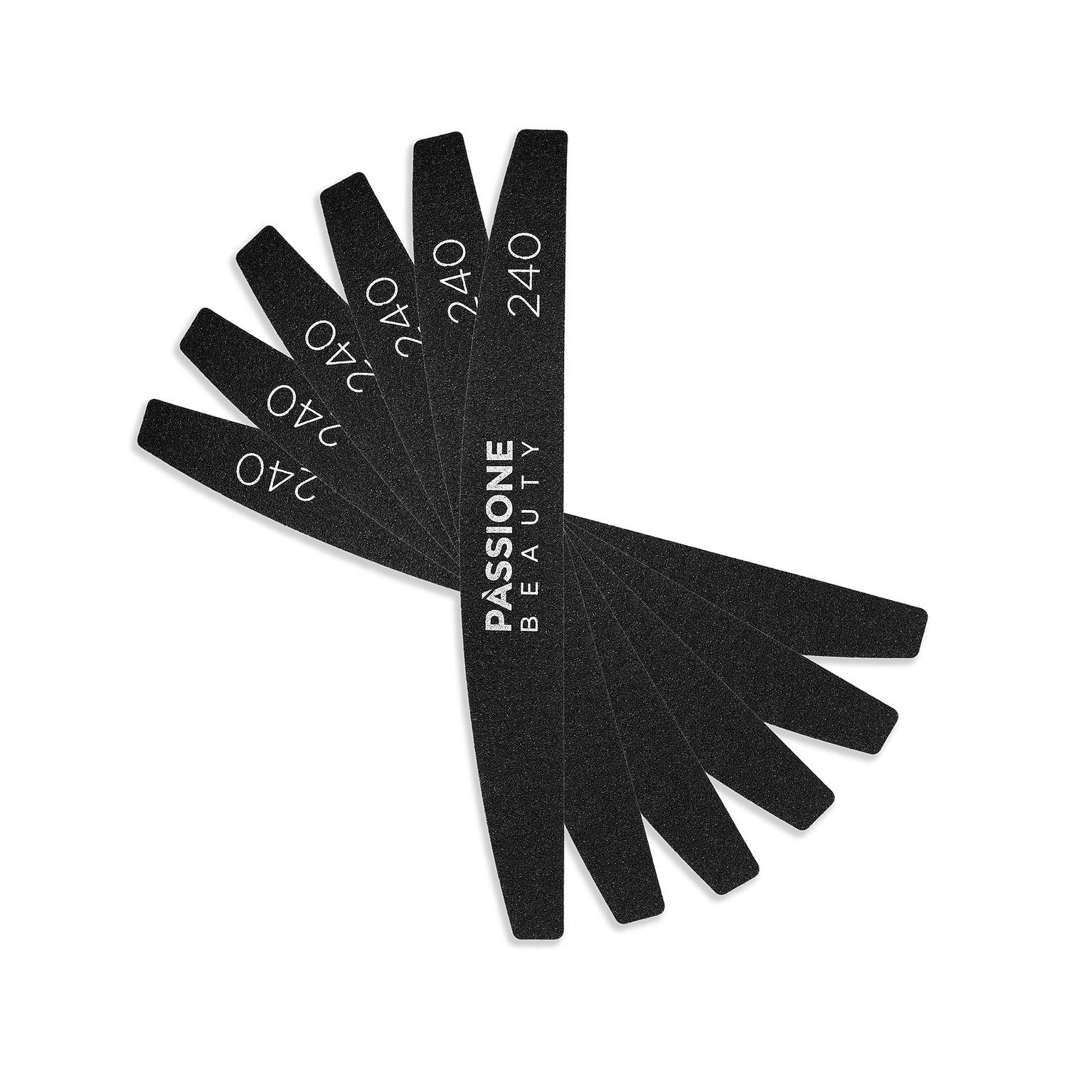 Black Nail File Disposable Stripes 240 50 pcs