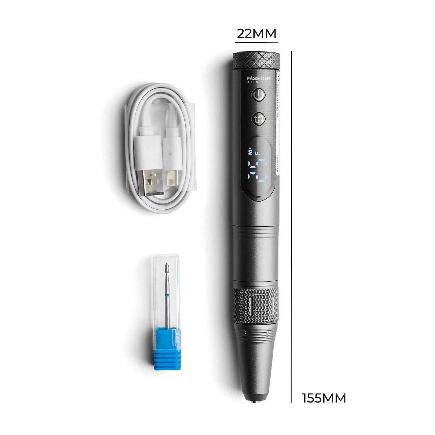 Ponceuse portable Velvet Manicure détail