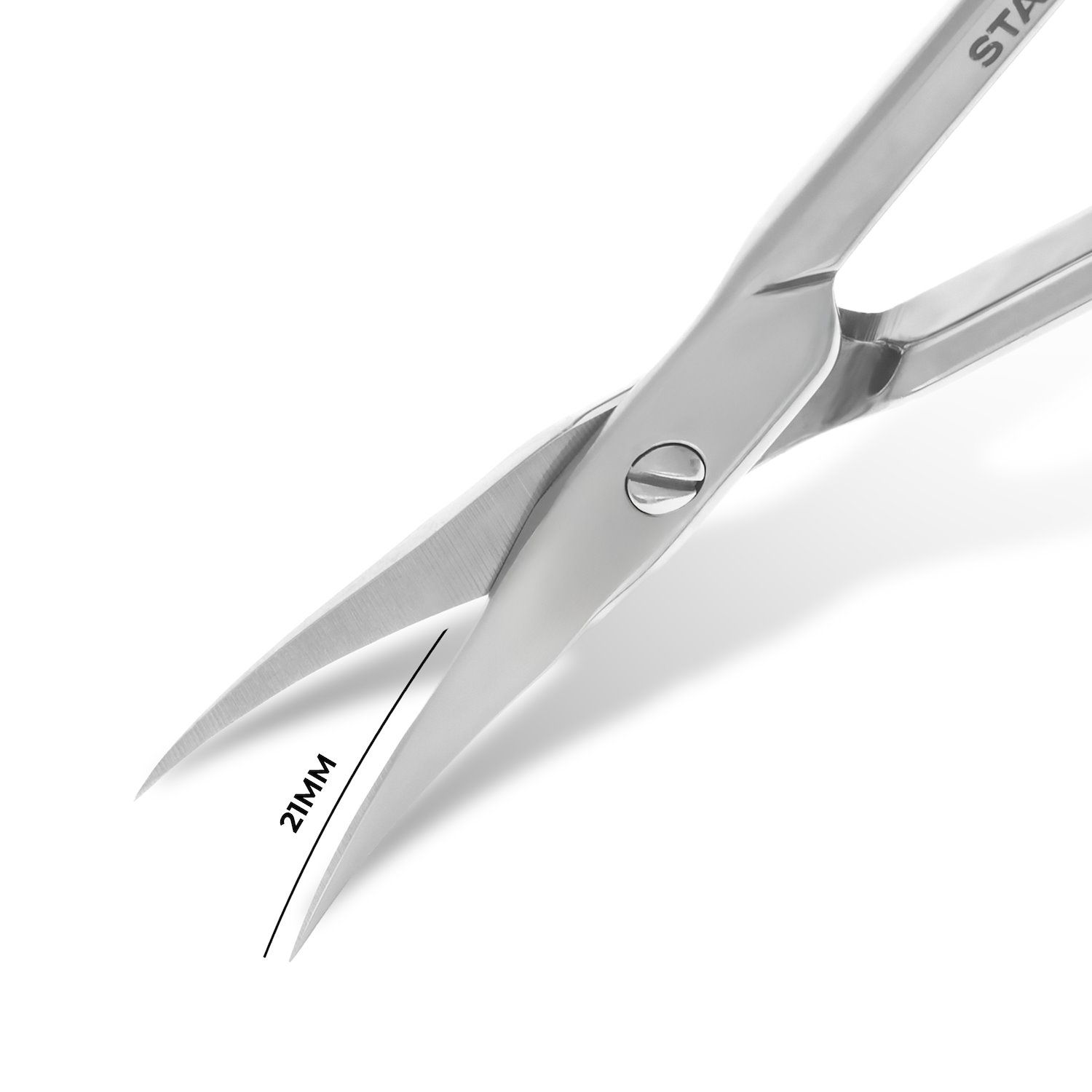 Ciseaux pour cuticules Staleks 21 mm Expert 50 détail