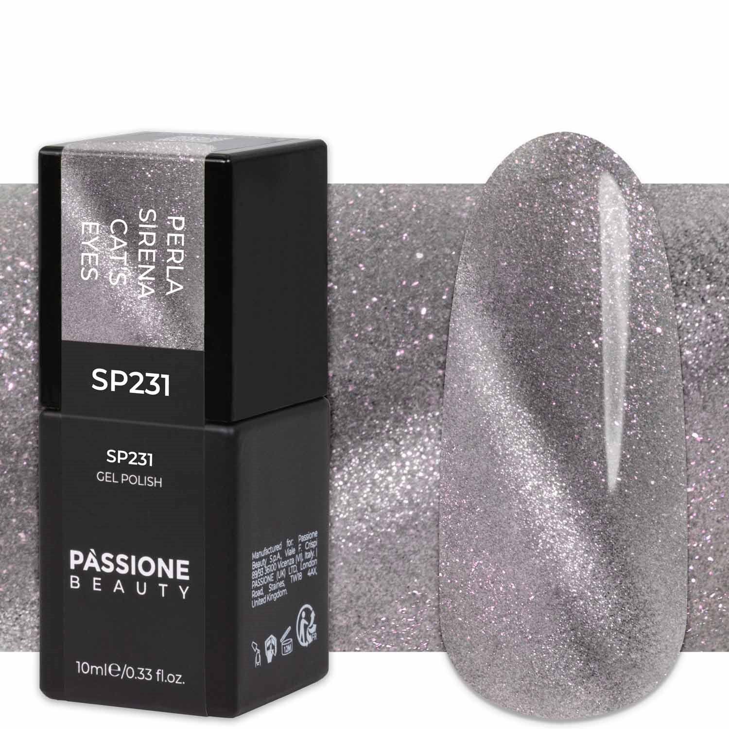 Gel Nail Polish GP231 Perla Sirena Cat's Eyes 