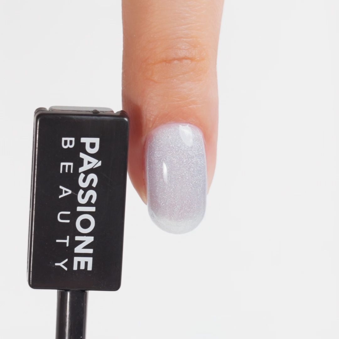 Application of Gel Nail Polish GP389 Celestia 