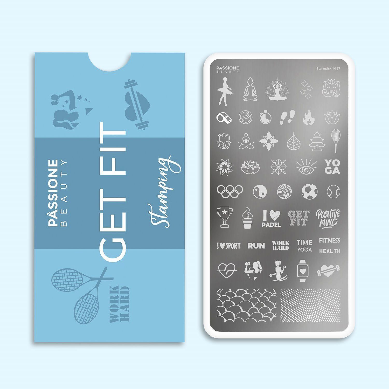 Get Fit - Plaque Stamping