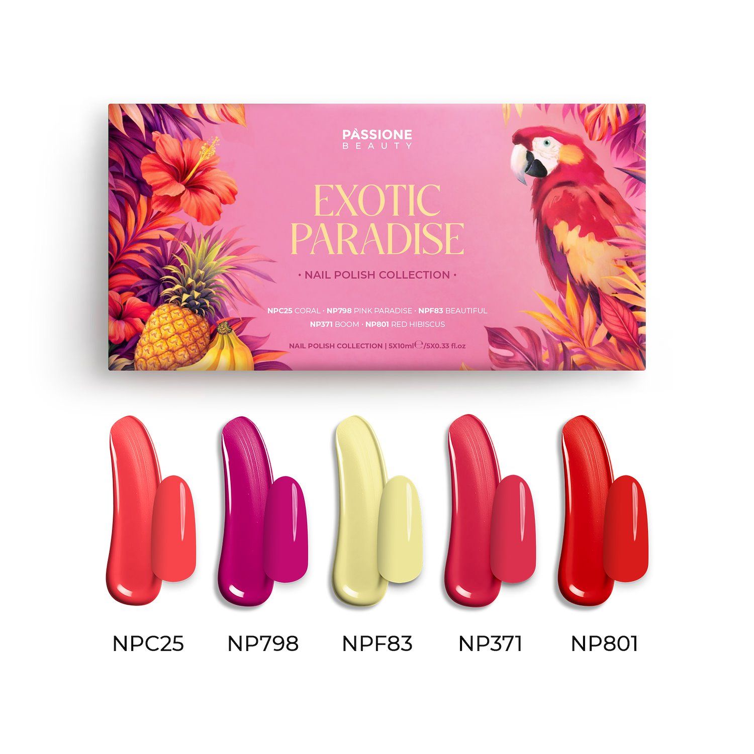 Collection Exotic Paradise Vernis Classiques Effet Gel - Collection de vernis classiques effet gel Exotic Paradise