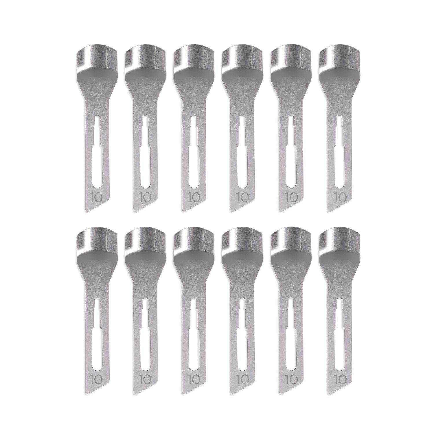 Lame Sgorbia 10 - Pack 12 pz - Lame monouso per sgorbia, lama 10 - dettaglio 1