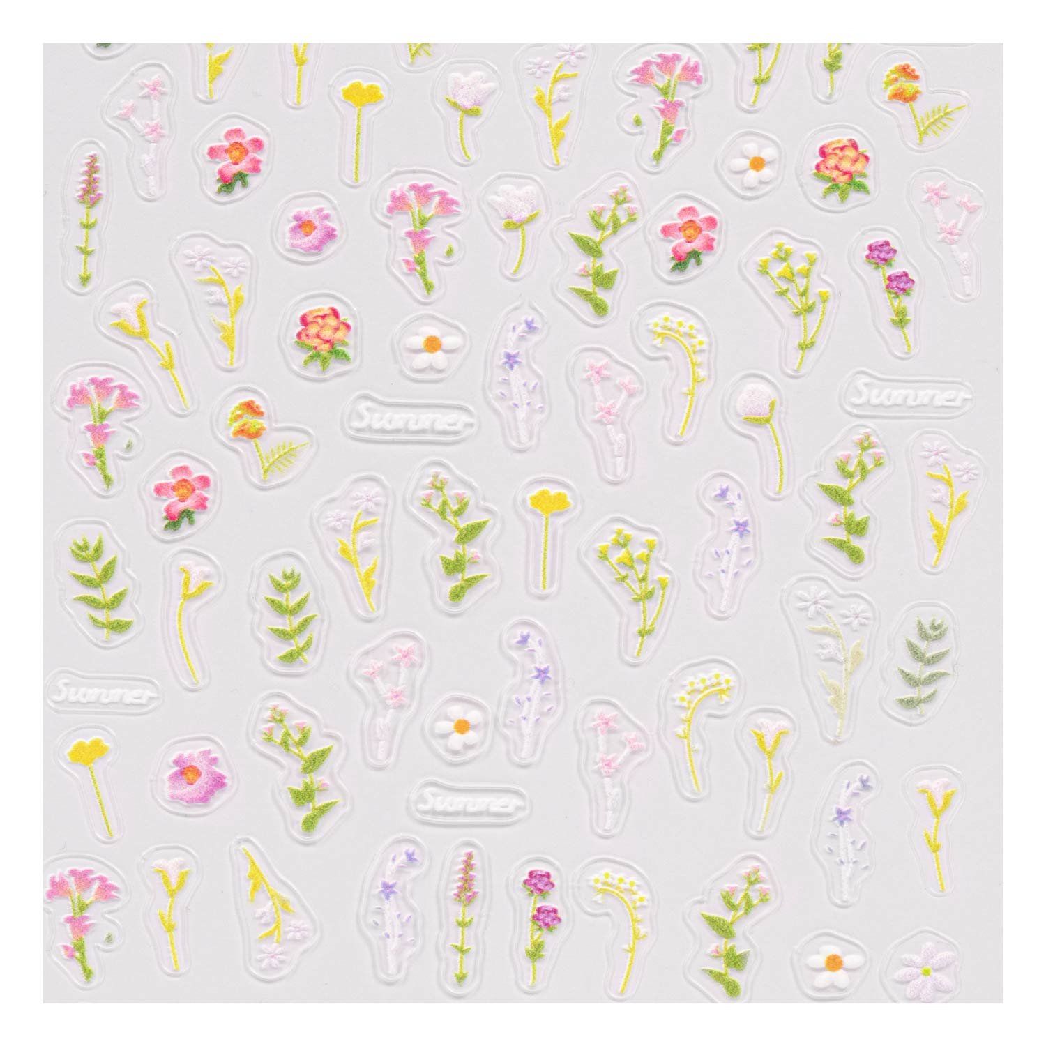 Bloom - 3D Nail Stickers detail