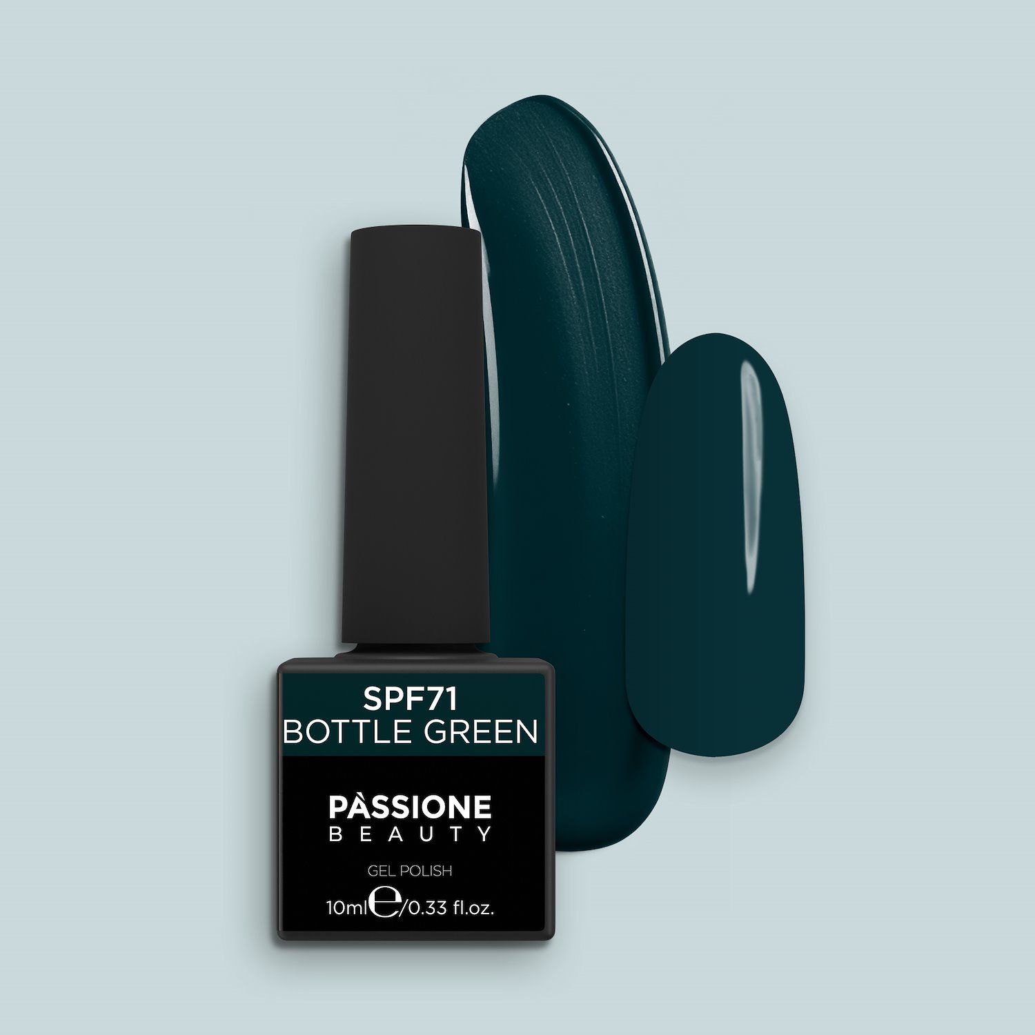 Gel Nail Polish GPF71 Bottle Green 