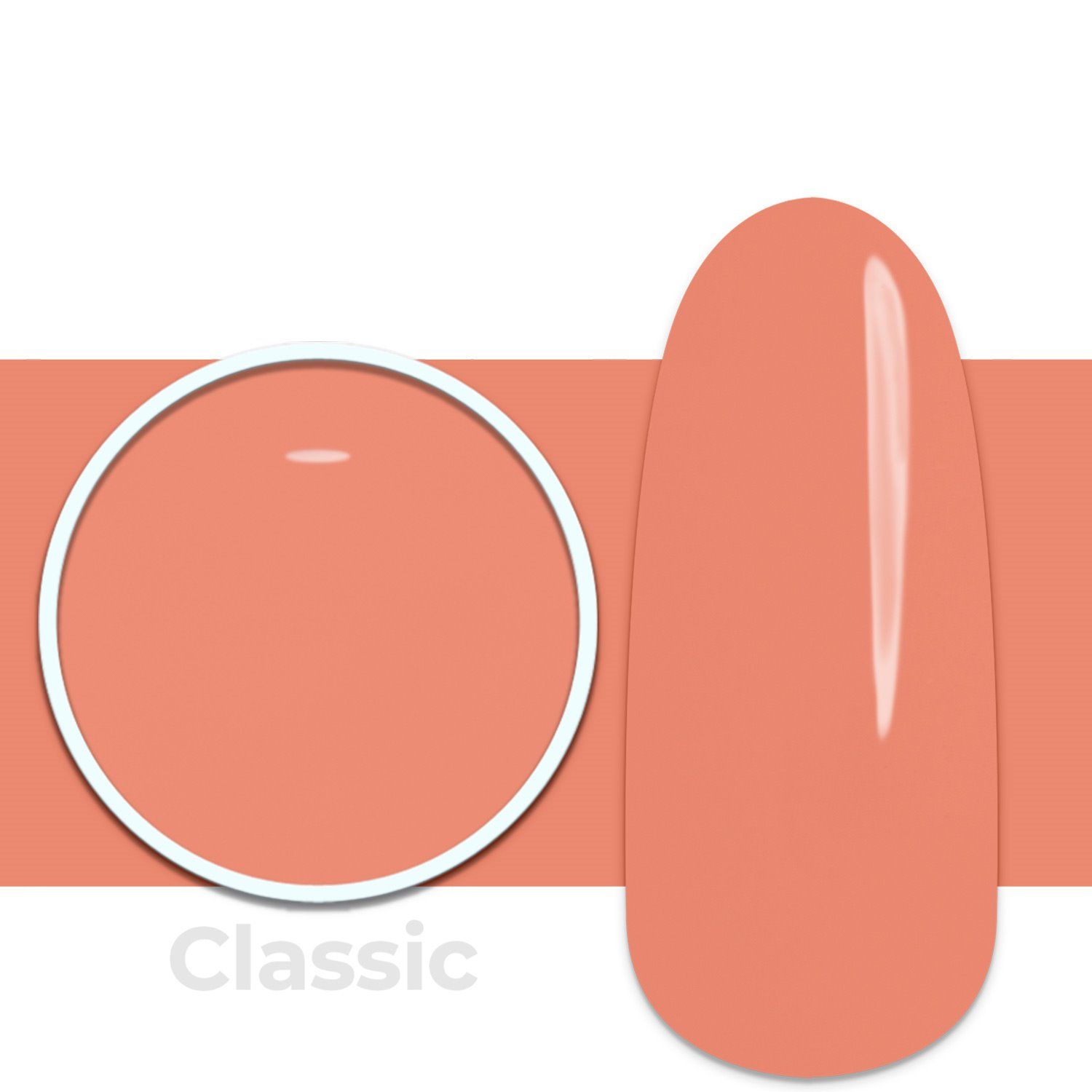 Gel Color C131 Living Coral - Gel color coral claro