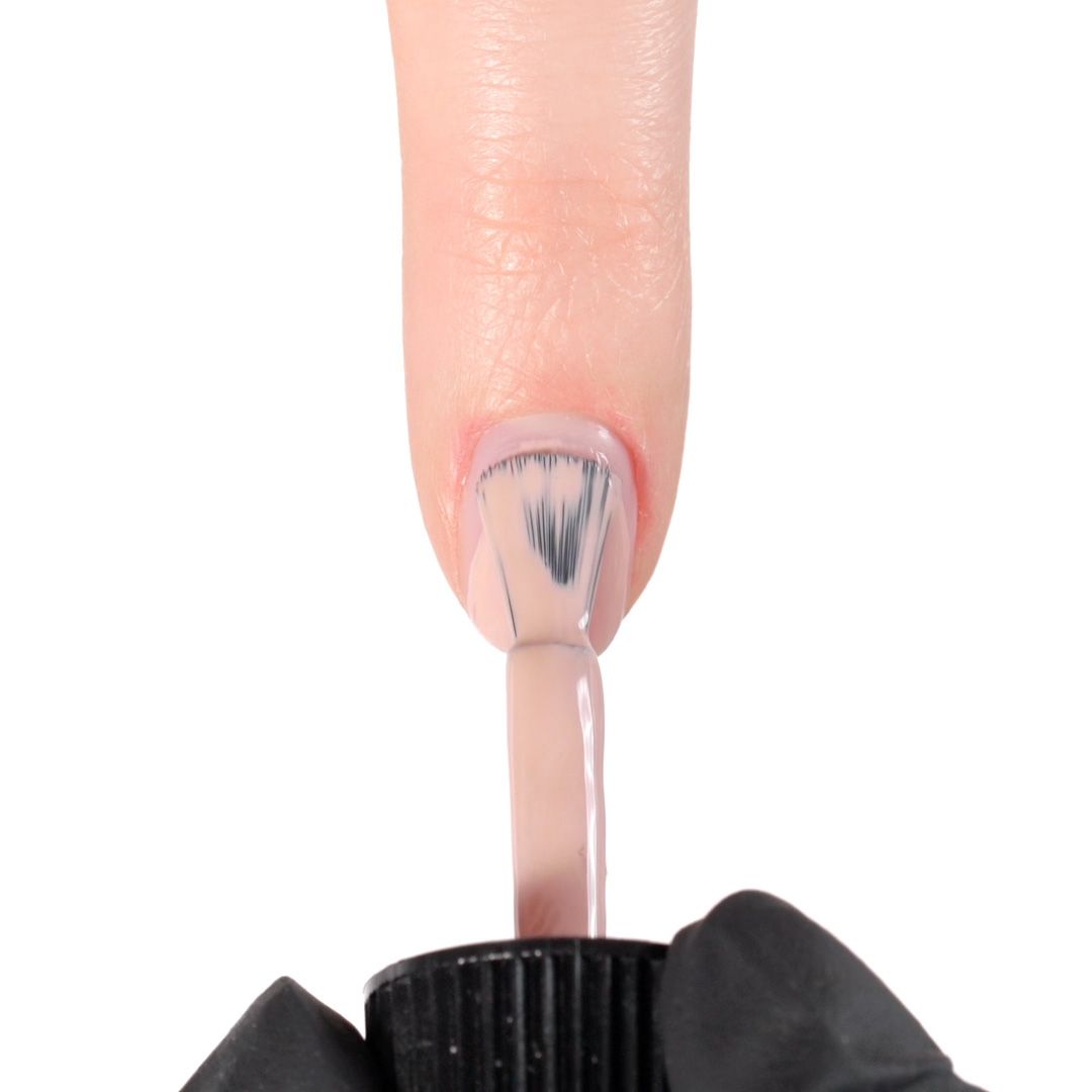 Application of Gel Nail Polish SP599 Doll Blush