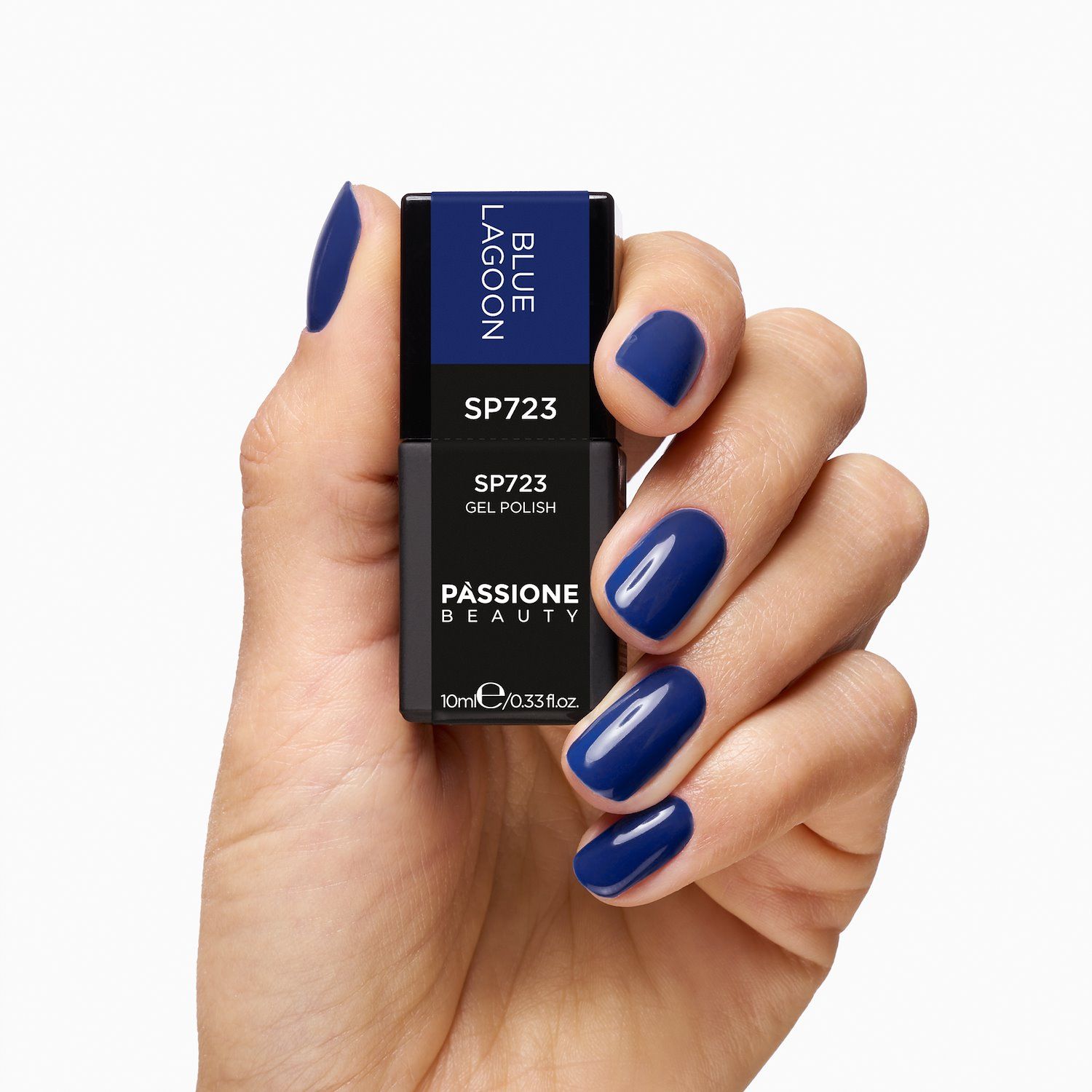 Vernis semi-permanent SP723 Blue Lagoon détail