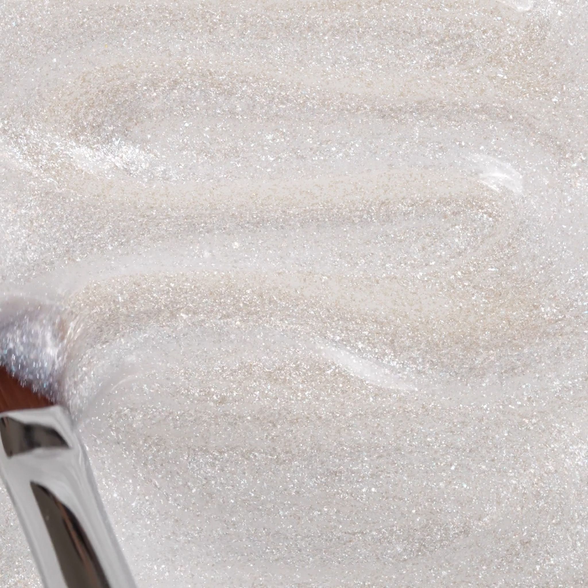 Anwendung von Glitter Farbgel G17 White Glitter