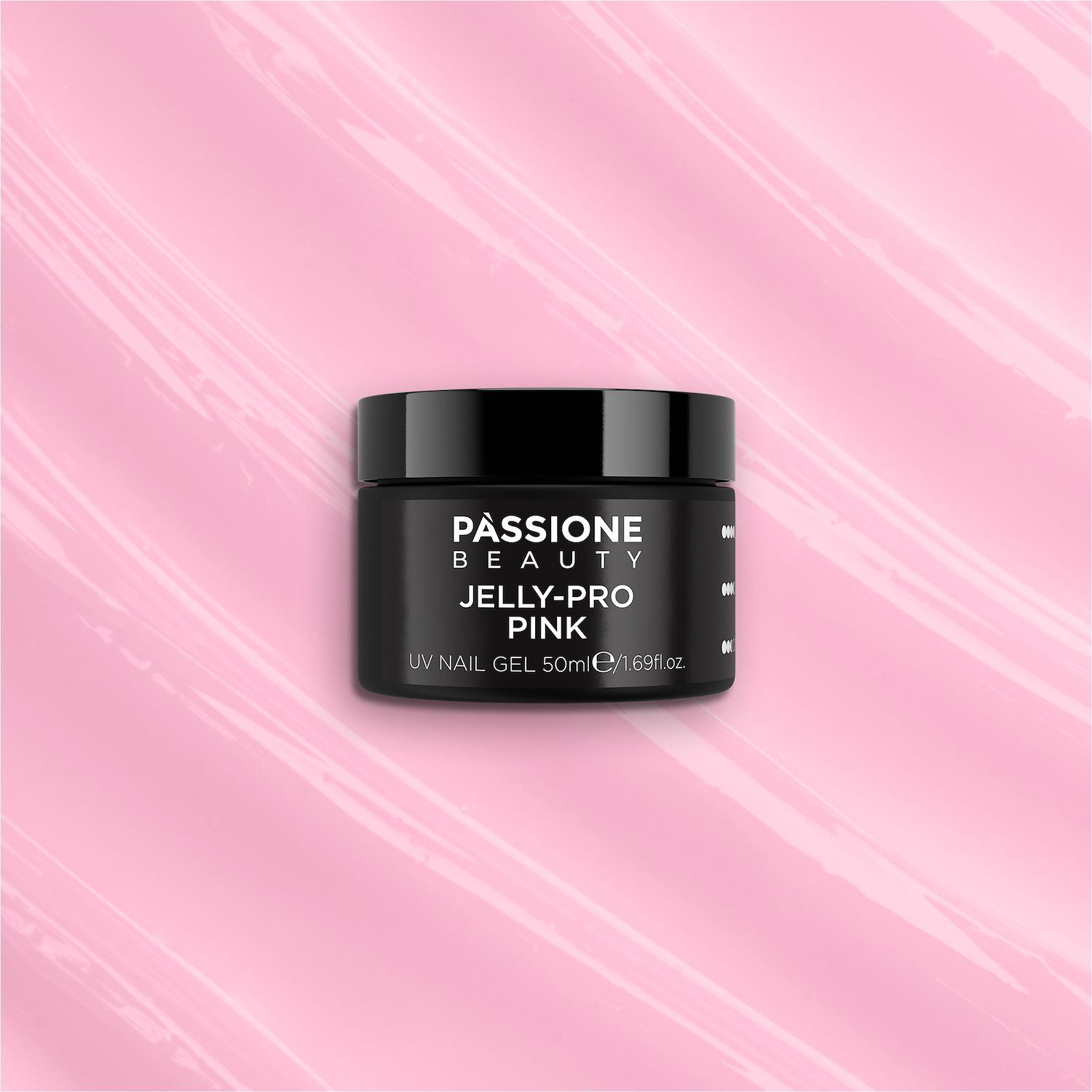 JELLY-PRO Pink 50ml - Builder gel tixotrópico rosa vivo - detalle 3