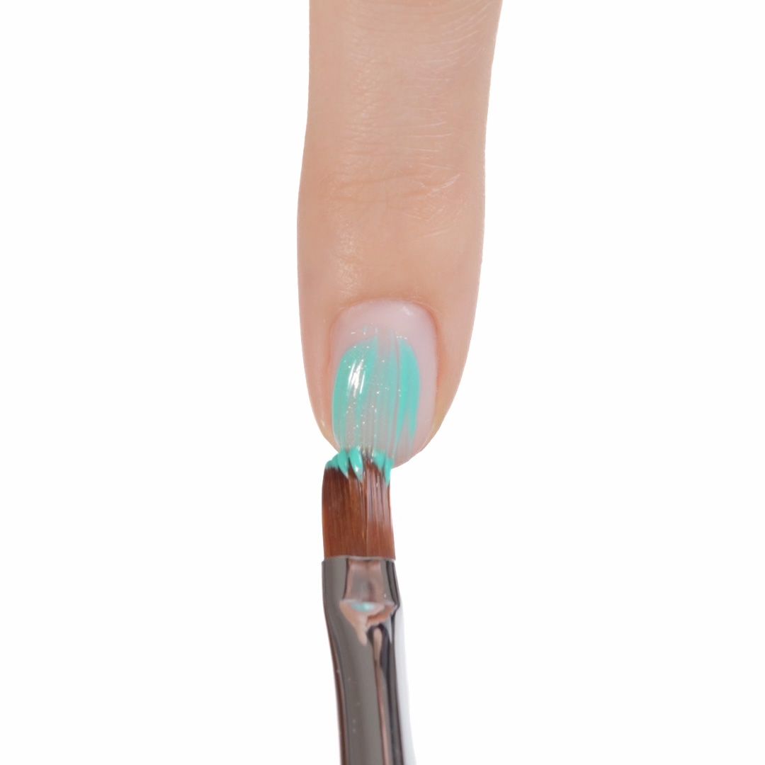 Application de Gel glitter G98 Omg