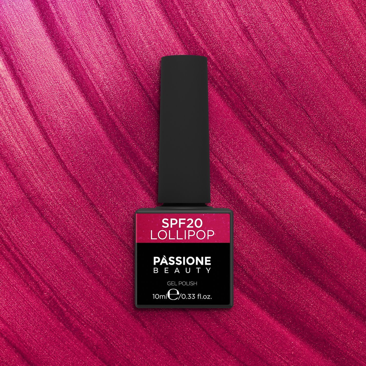 Esmalte Semipermanente EPF20 Lollipop - Esmalte semipermanente EPF20 Lollipop, fucsia oscuro, reflejos metálicos - detalle 2