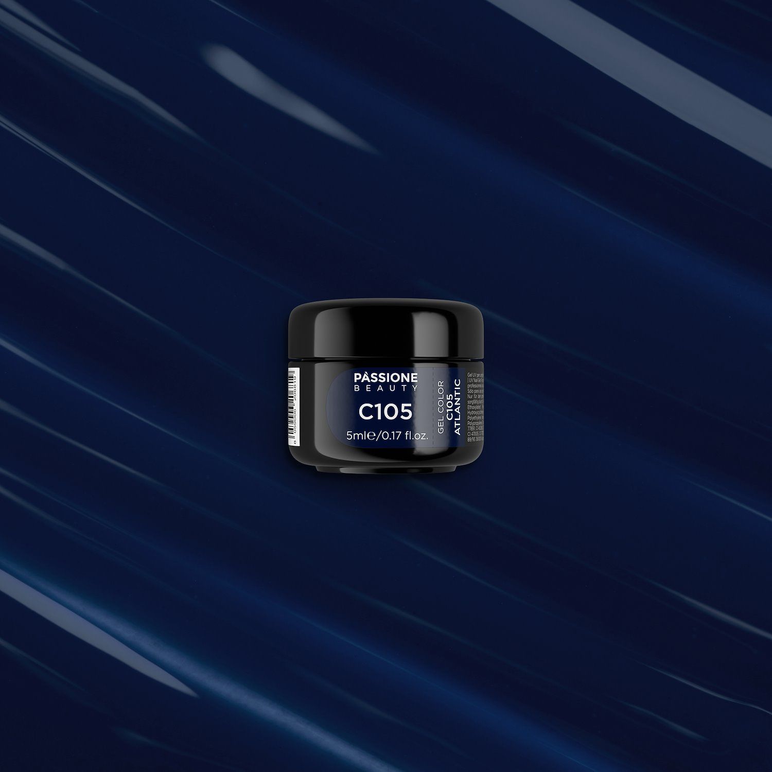 Gel couleur C105 Atlantic - Gel couleur bleu foncé - détail 1