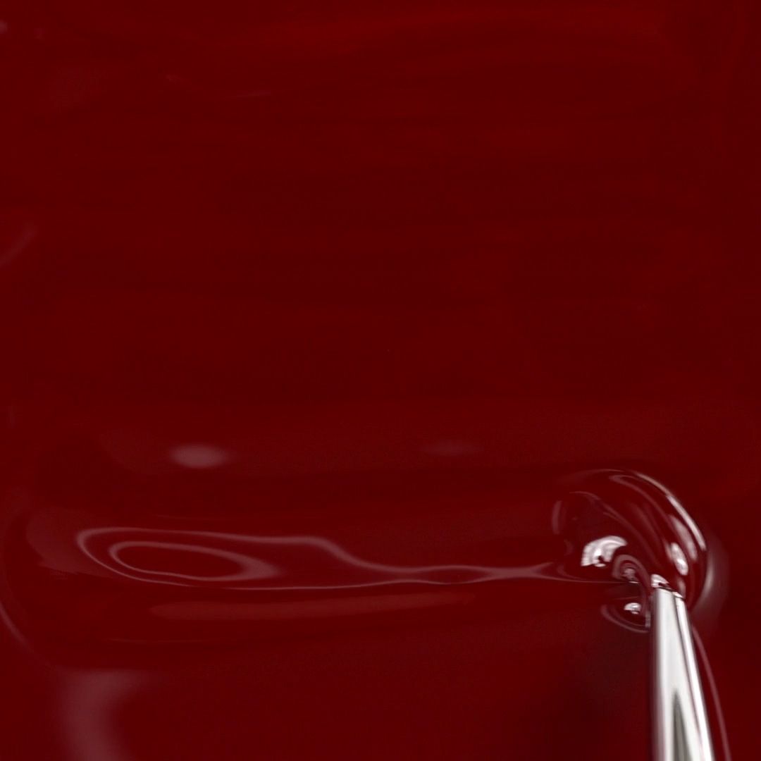 Application of Gel Nail Polish SP644 Deep Love