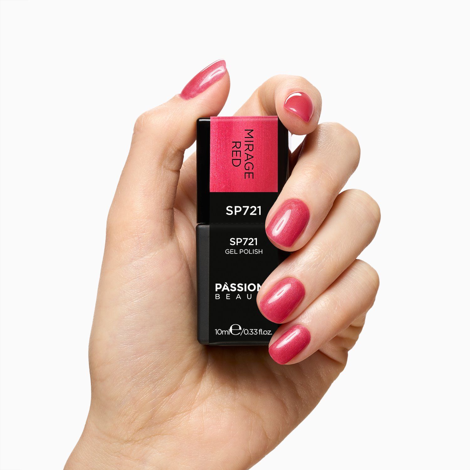 Vernis semi-permanent SP721 Mirage Red détail