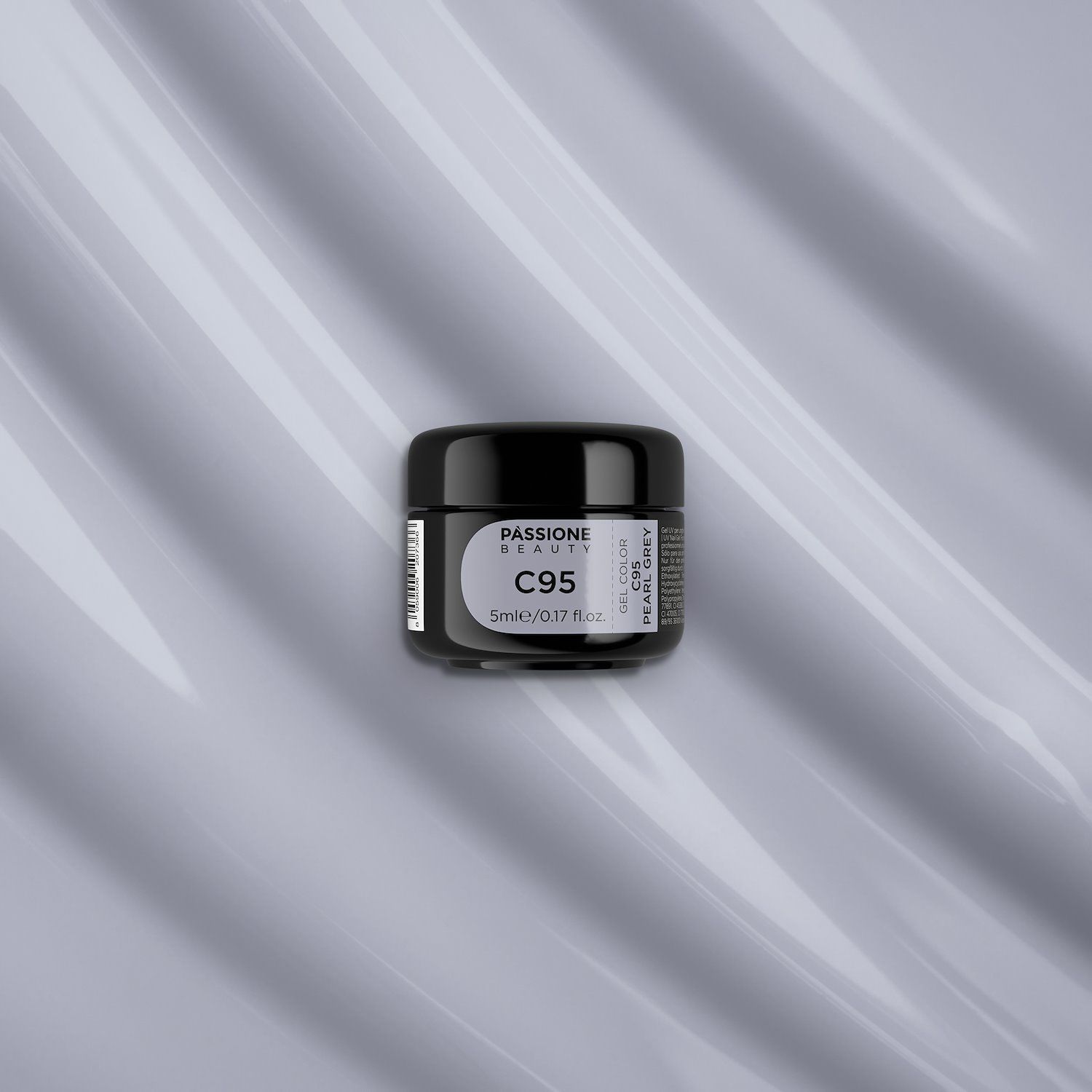 Gel Color C95 Pearl Grey - Gel color gris claro - detalle 3