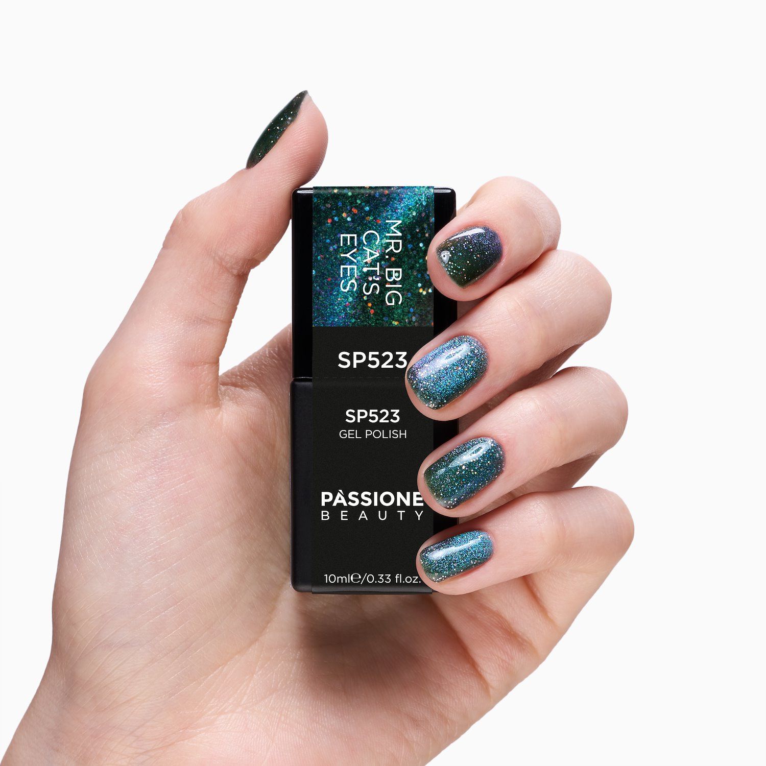 UV Nagellack SP523 Mr Big Cat's Eyes Detail