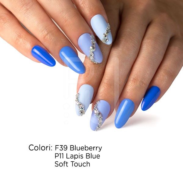 Gel colour F39 Blueberry detail