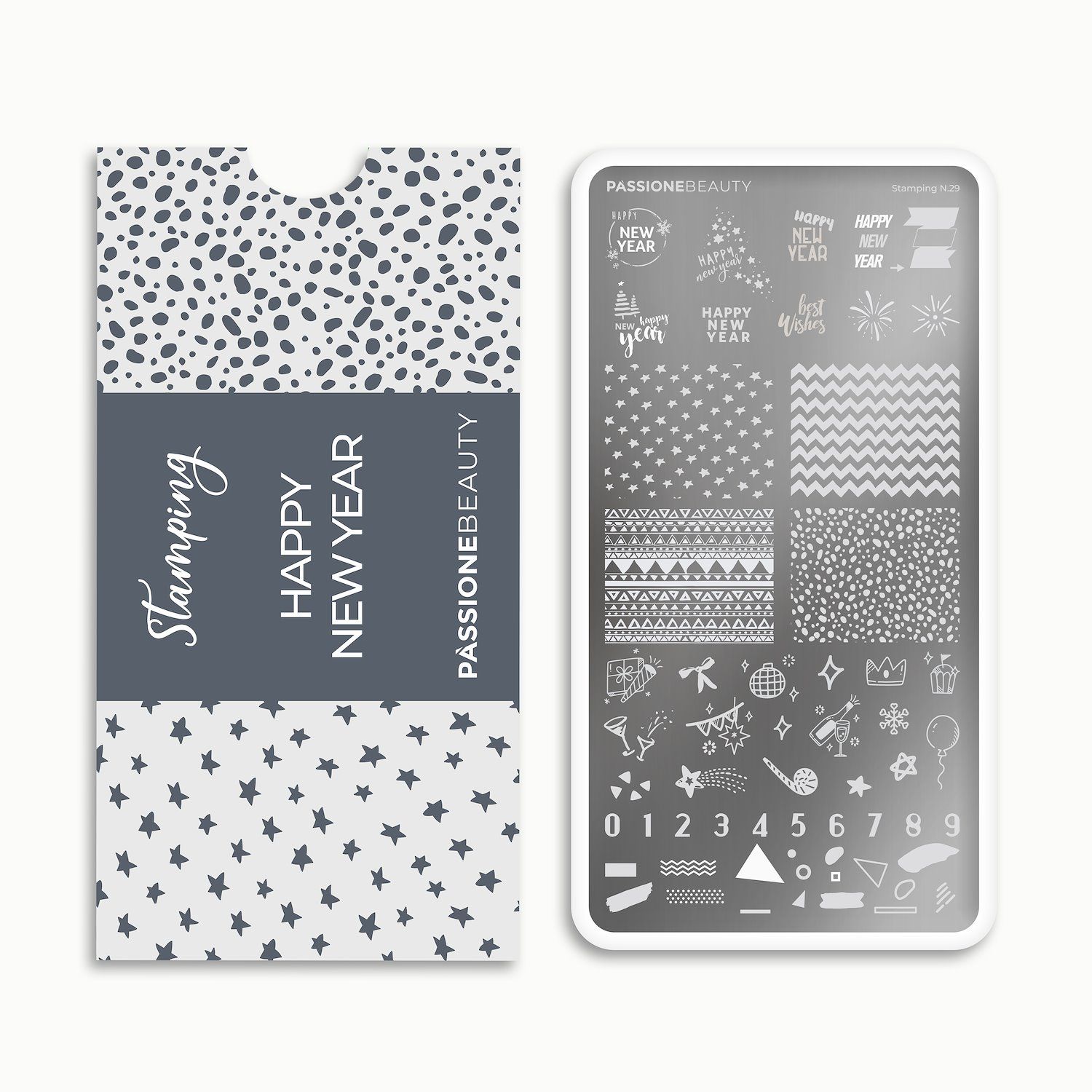 Happy New Year - Stamping Plate