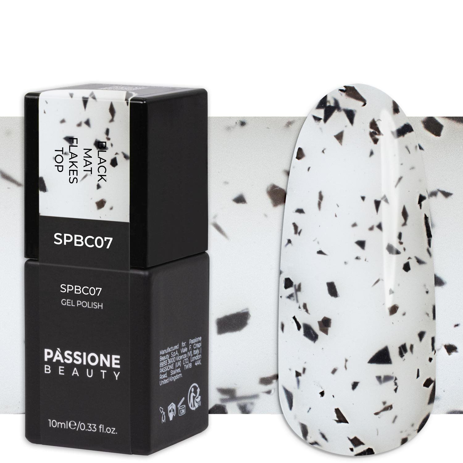 Black Mat Flakes Top 10 ml