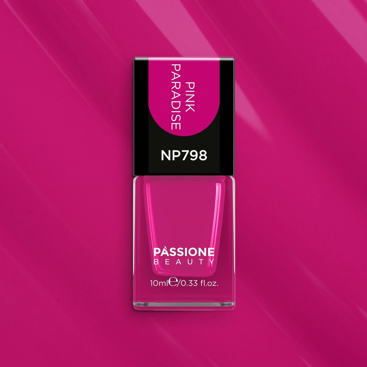 Esmalte NP798 Pink Paradise - Esmalte fucsia - detalle 2