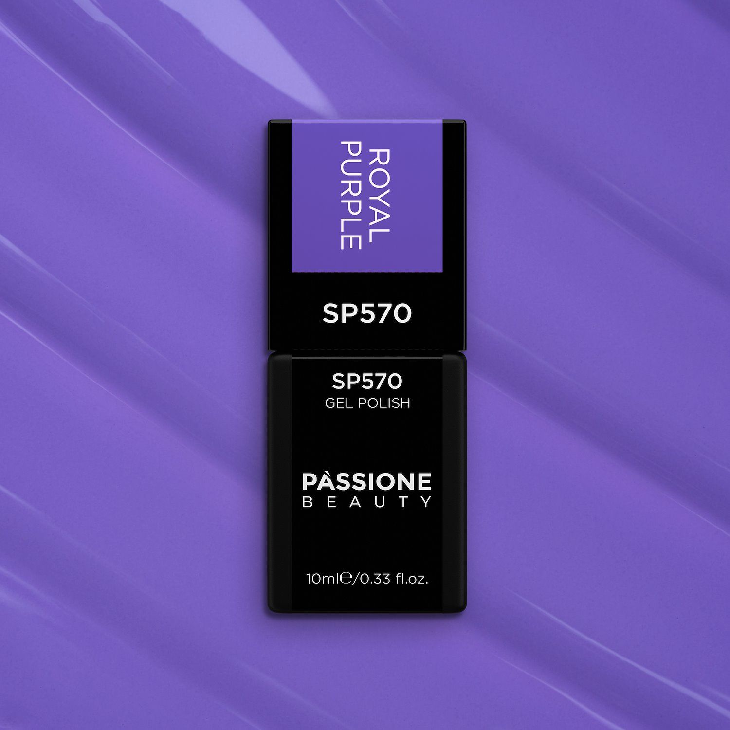 Vernis semi-permanent SP570 Royal Purple - Vernis semi-permanent violet pourpre - détail 3