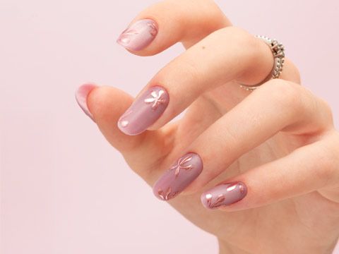 Fall Flower Nails | Uñas con Flores Sencillas