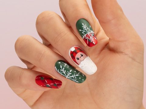 Santa Nails | Nail art Babbo Natale