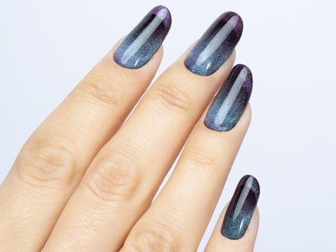 Winter Party Nail Art | Unghie Cat's Eyes