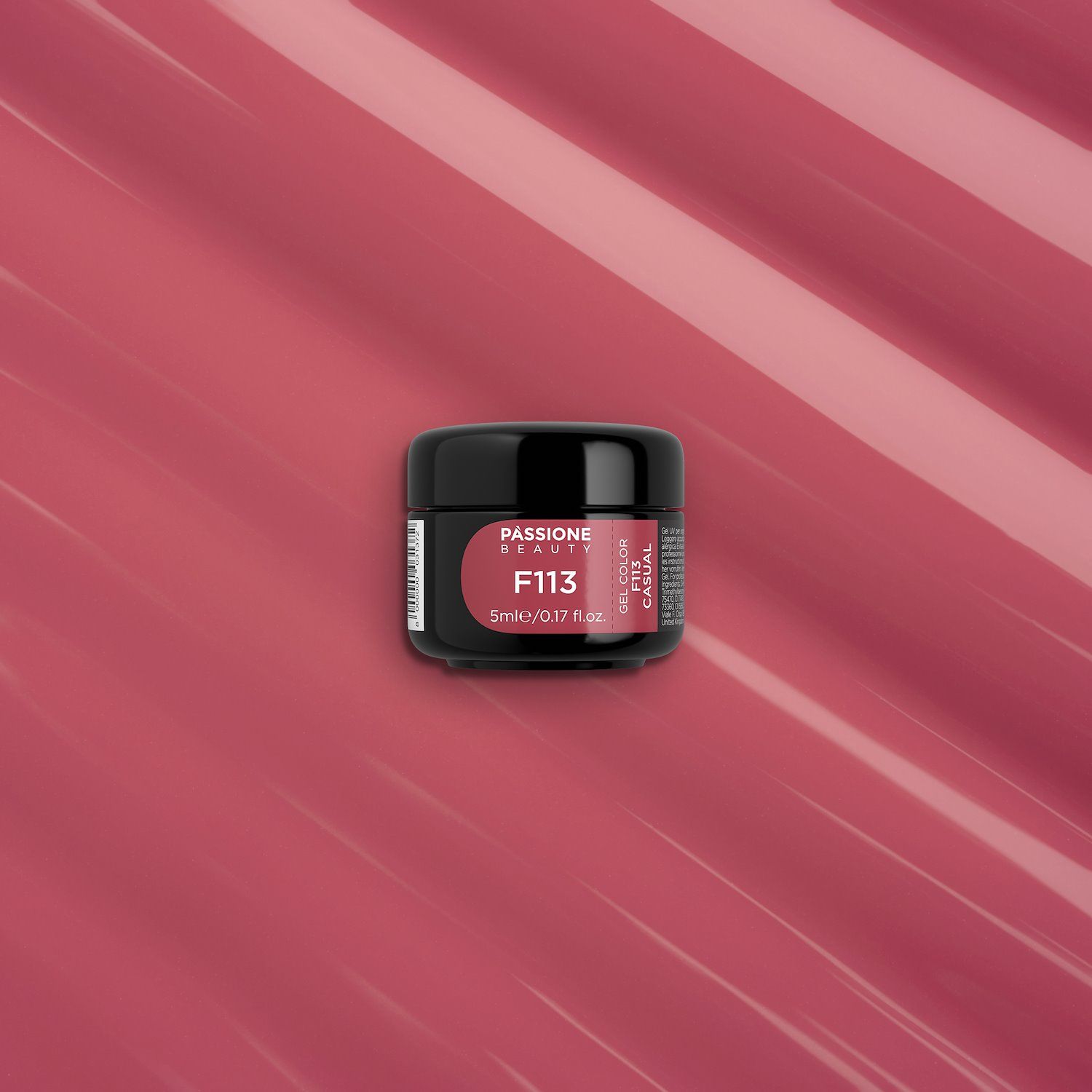 F113 Casual - Gel color rosa ladrillo autosellador - detalle 2