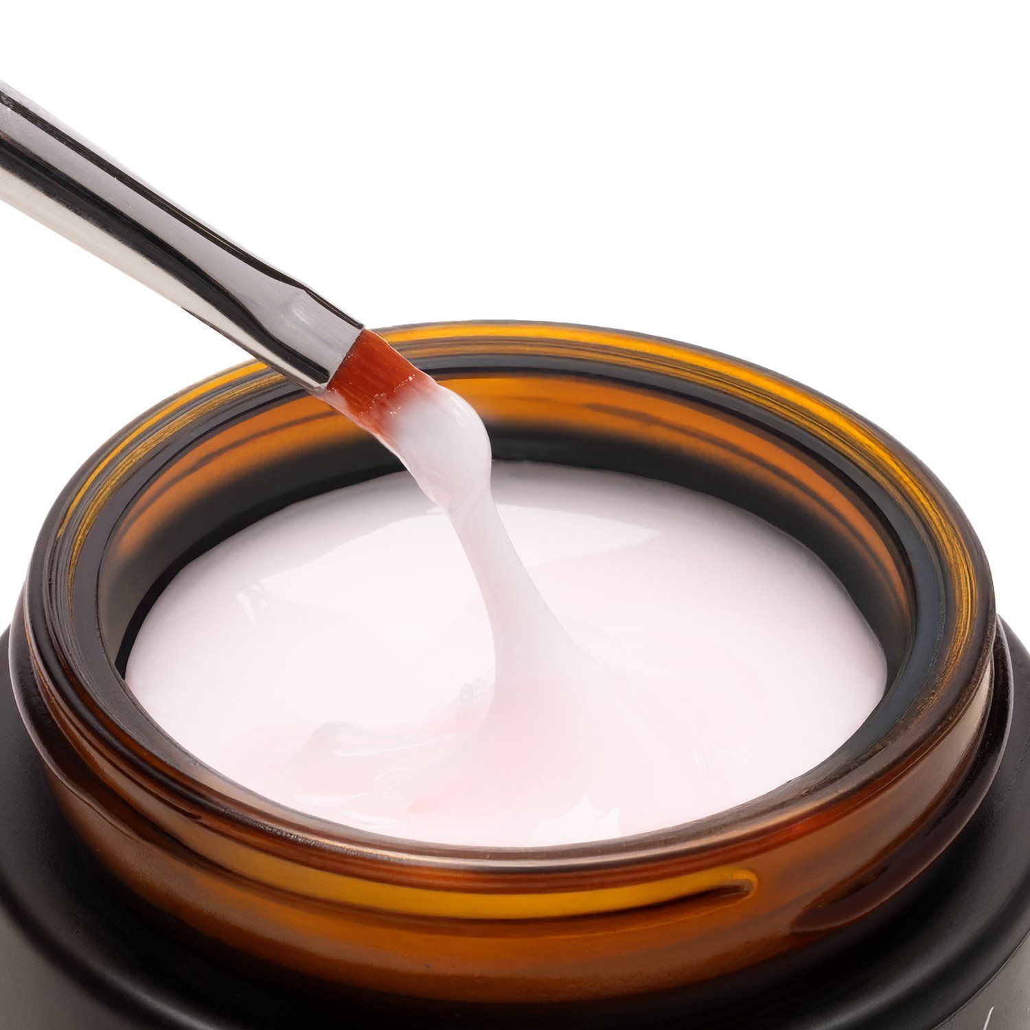 Gel de construction Master Hard Babyboomer 15 ml - Gel constructeur rigide rose laiteux de haute densité, 15 ml - détail 4