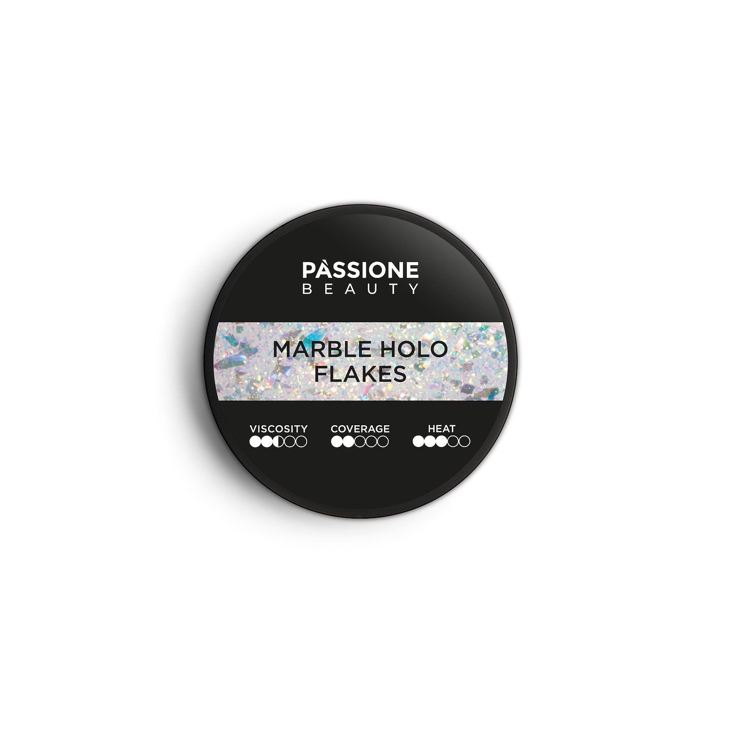 Marble Holo Flakes 15ml - Gel Costruttore glitterato per coperture e ricostruzioni - dettaglio 3
