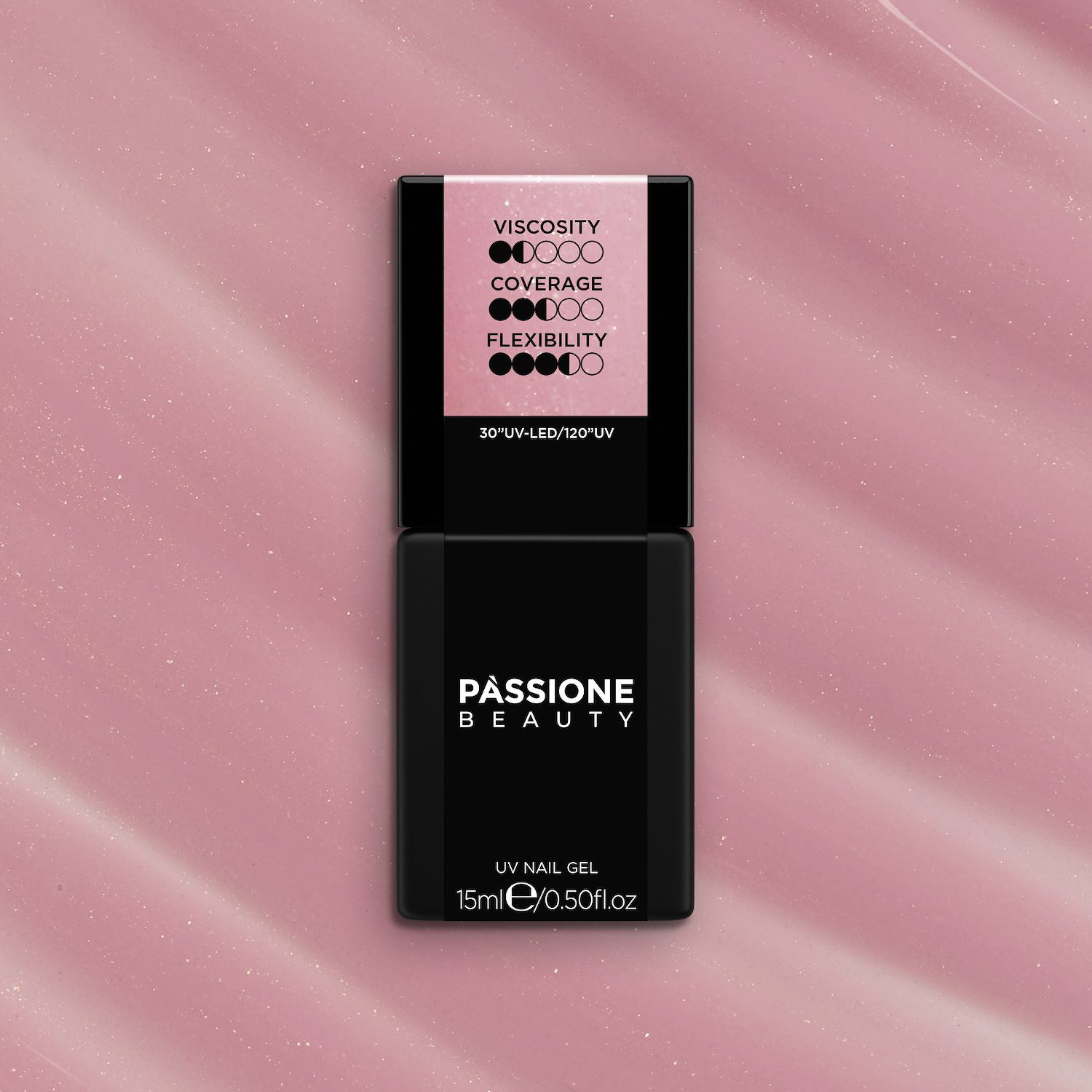 HD Base Glitter Pink 15 ml dettaglio