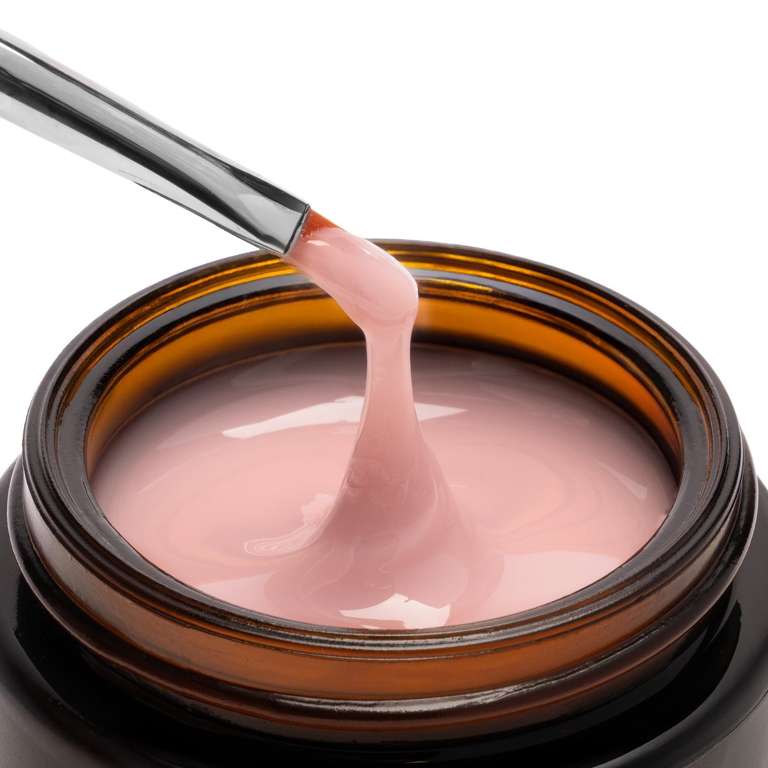 Builder Gel Master Hard Rose 50 ml - High density pink builder gel for nail extentions - detail 4
