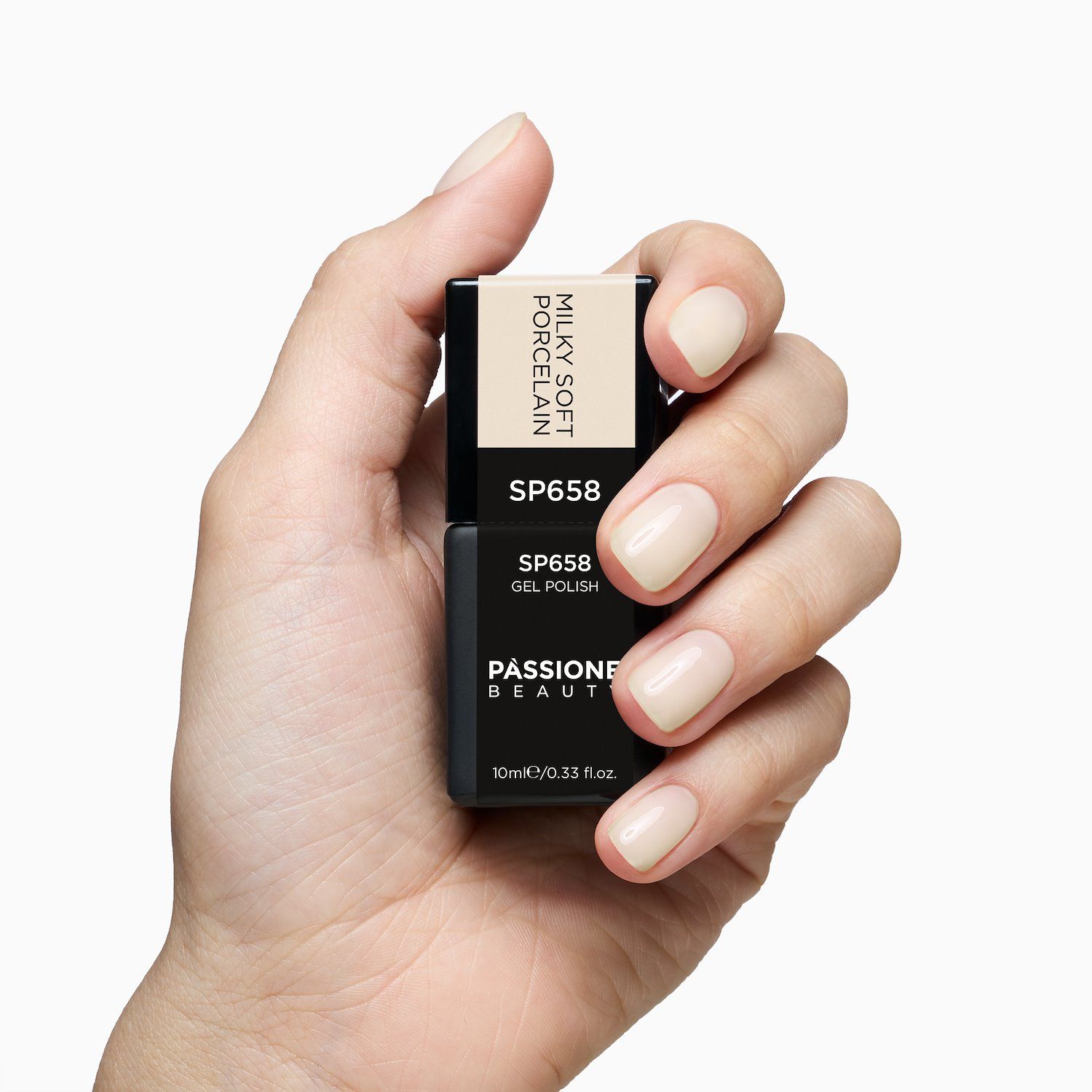 UV Nagellack SP658 Milky Soft Porcelain  Detail