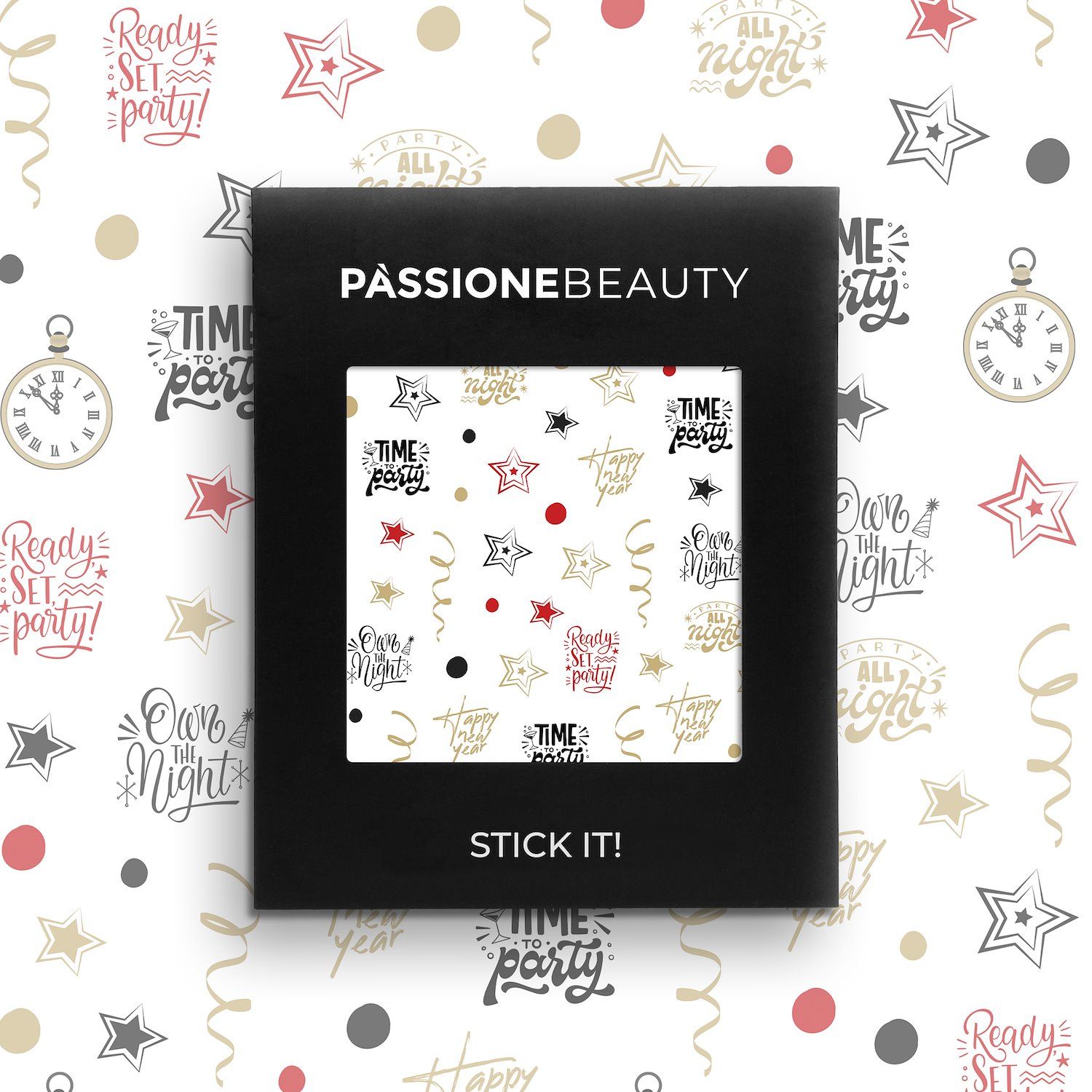 Make A Toast - Nail Stickers