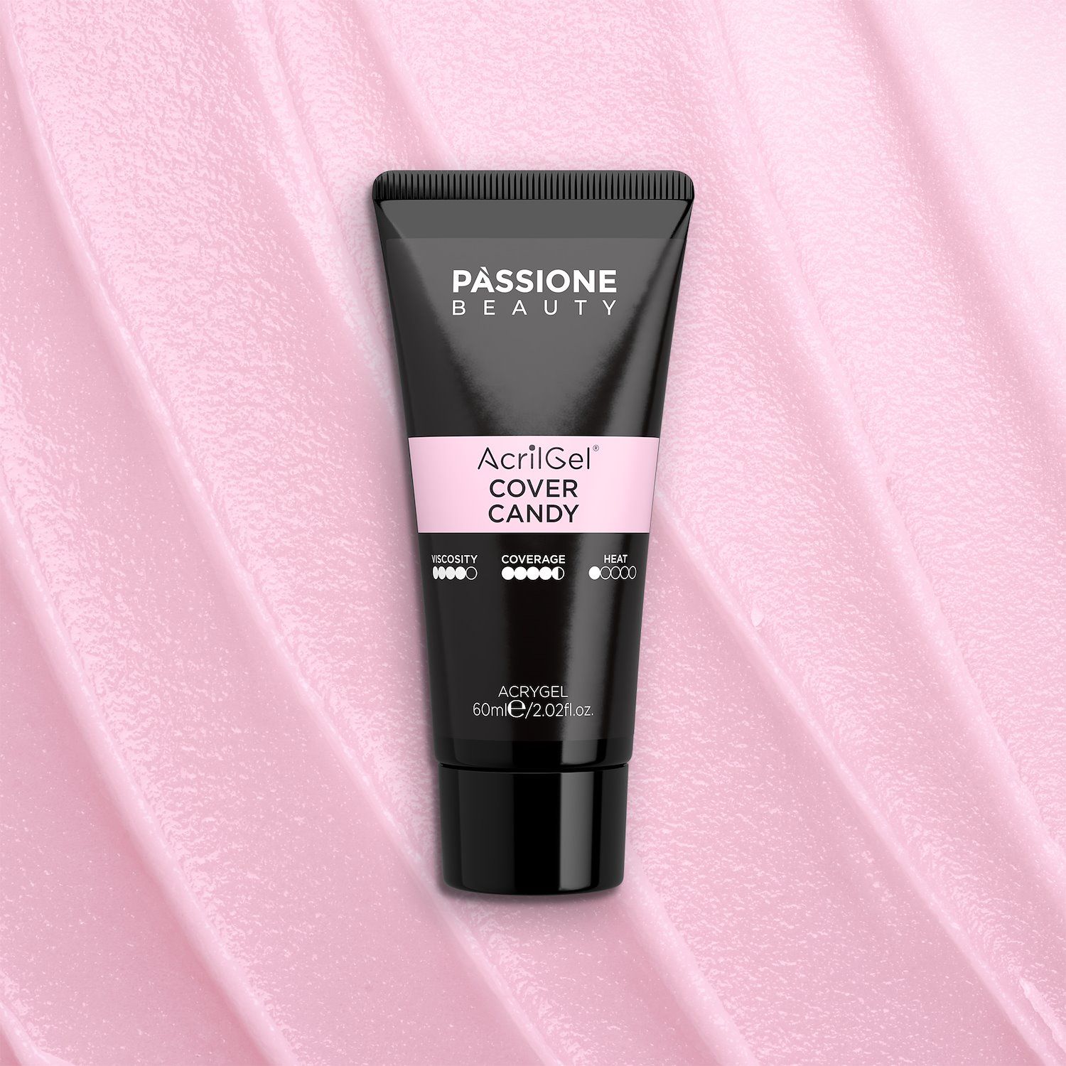 AcrilGel® Cover Candy 60 ml - Gel-Acrilico rosa chiaro freddo e coprente - dettaglio 3
