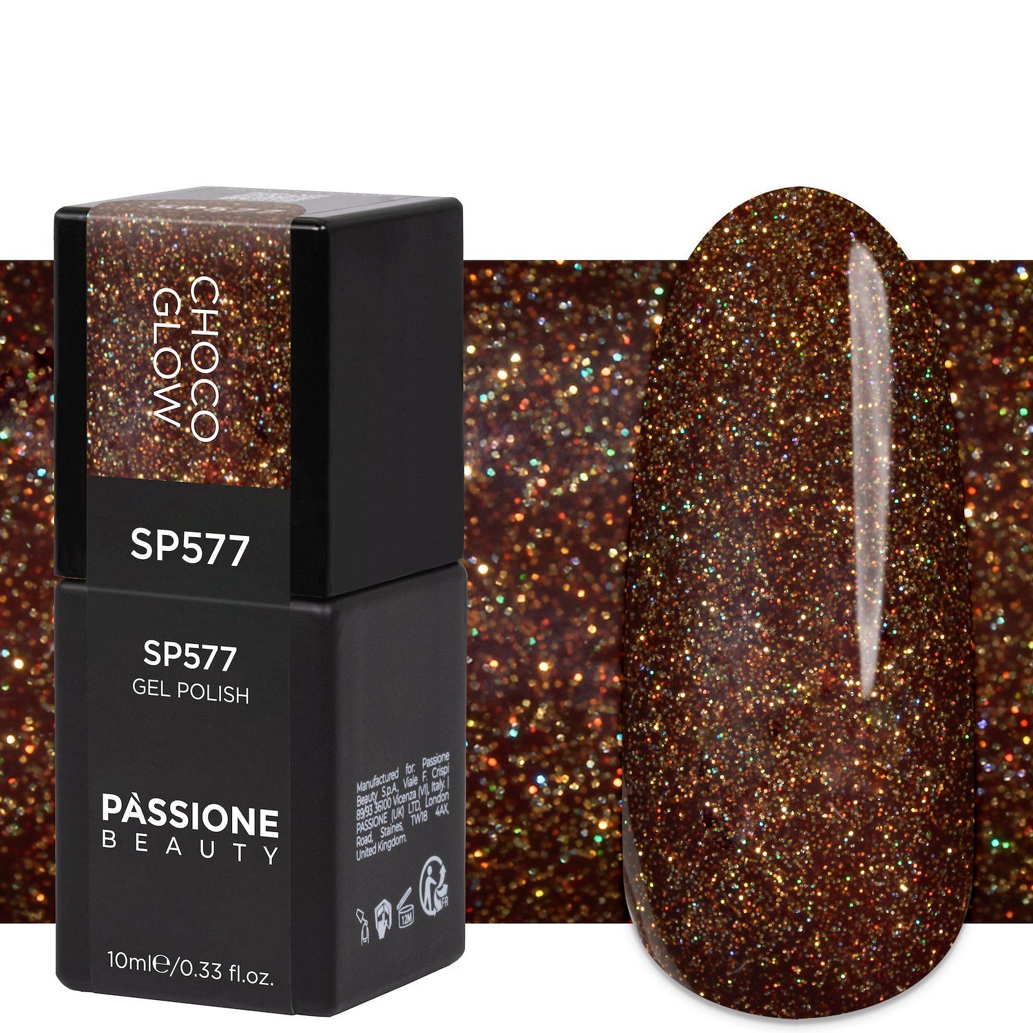 Gel Nail Polish SP577 Choco Glow