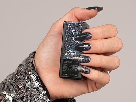 Dark Glam! | Unghie effetto olografico e Flash