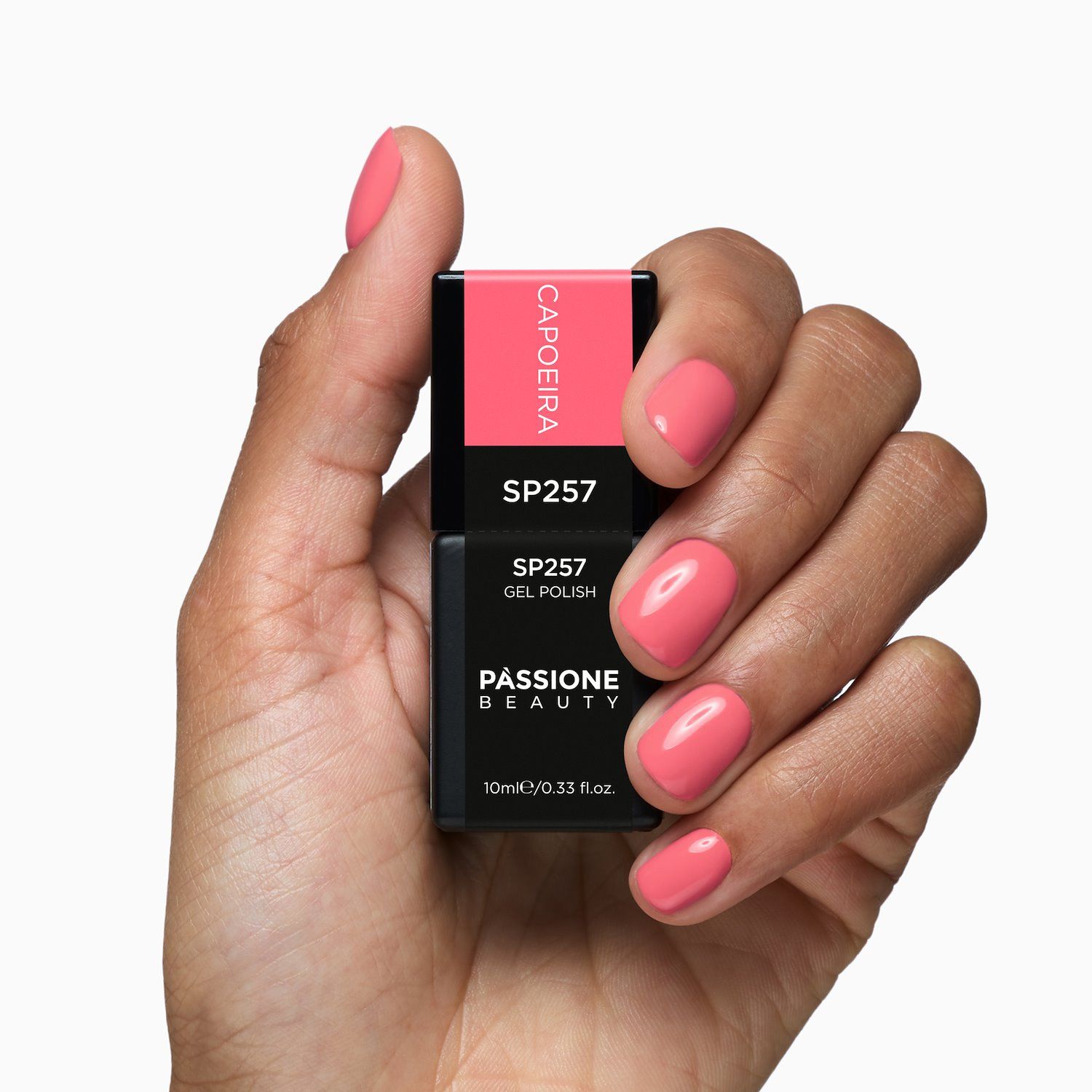 Vernis semi-permanent SP257 Capoeira - Vernis semi-permanent rose pêche - détail 3