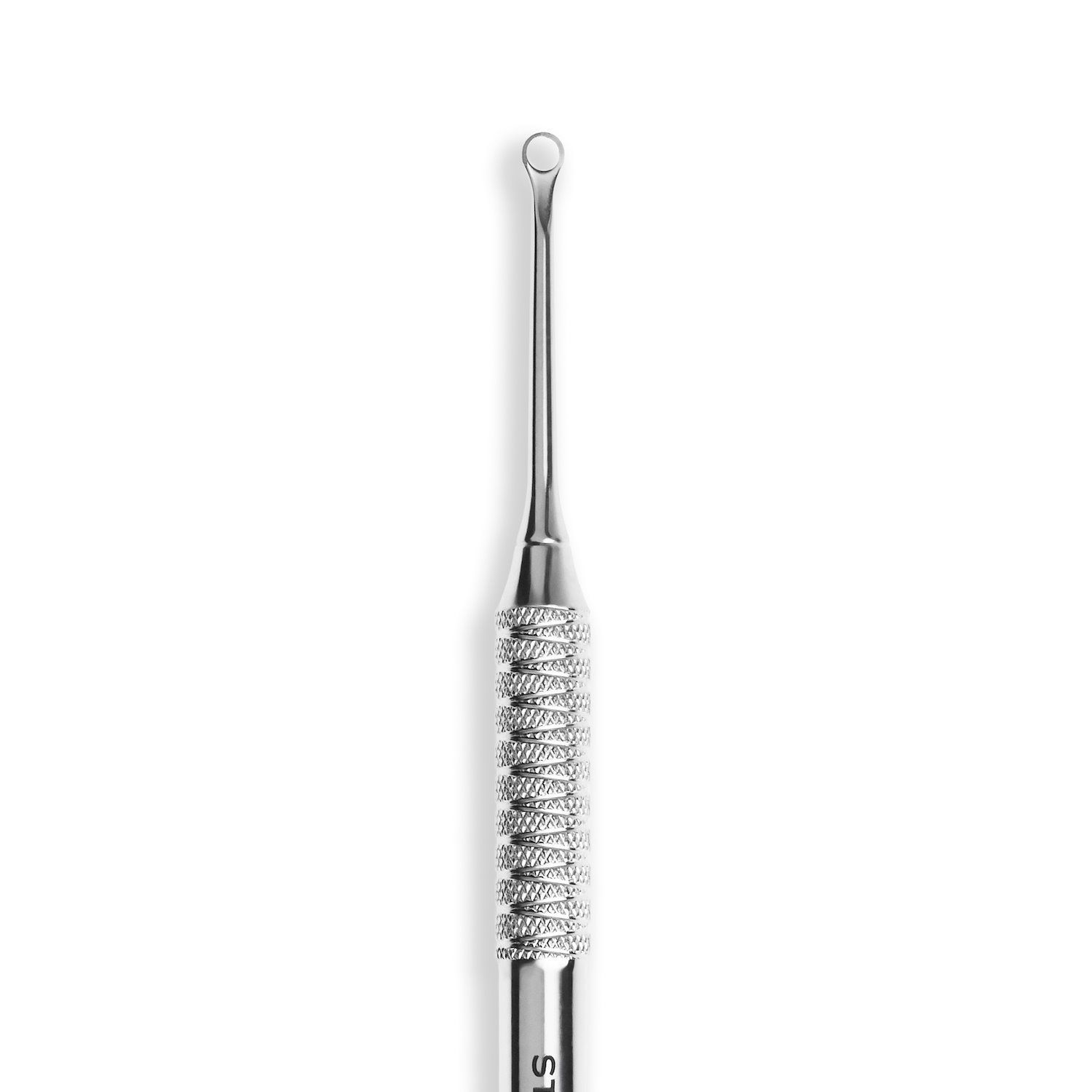 Steel Cuticle Pusher with Loop Staleks detail