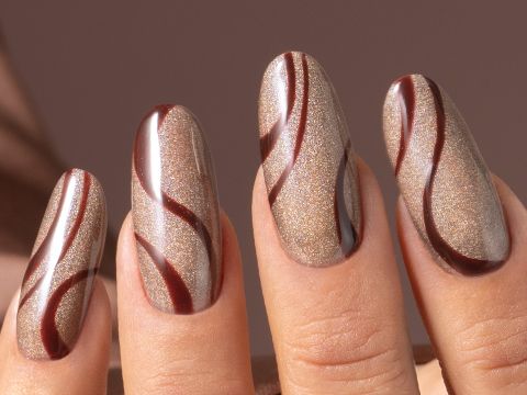 Manicura de invierno elegante