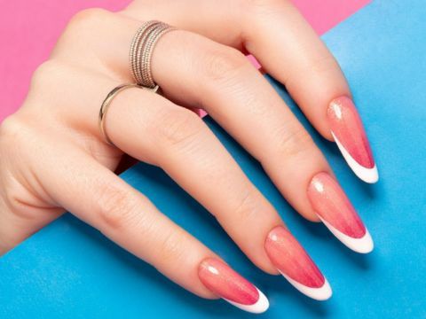 Manicura francesa original