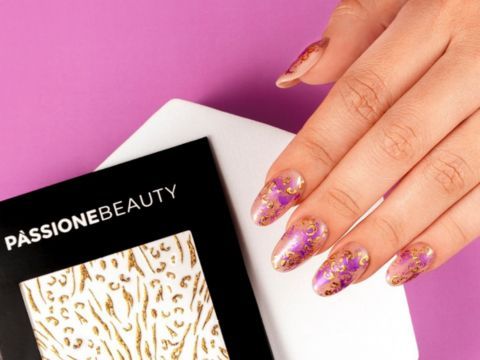 Stickers dorados animalier