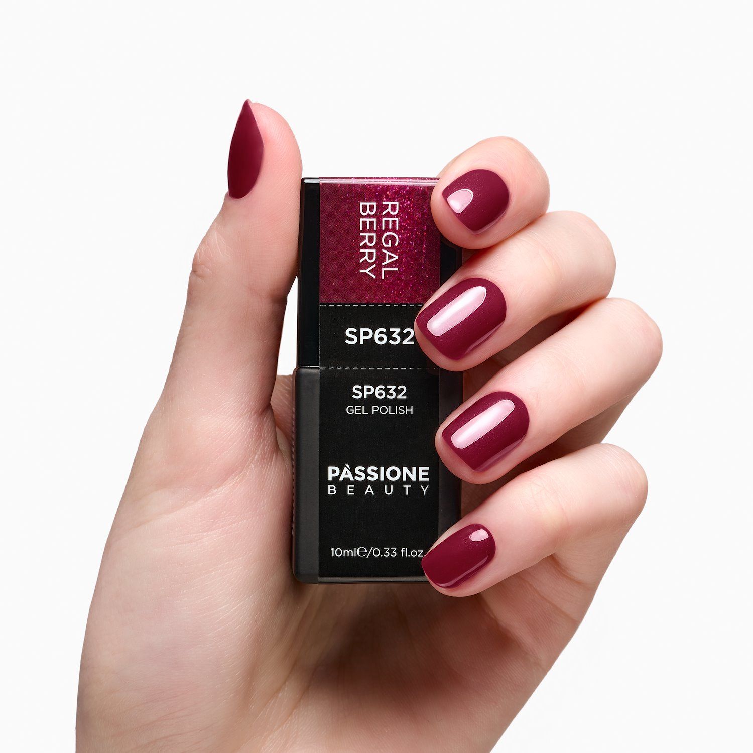 Vernis semi-permanent SP632 Regal Berry détail