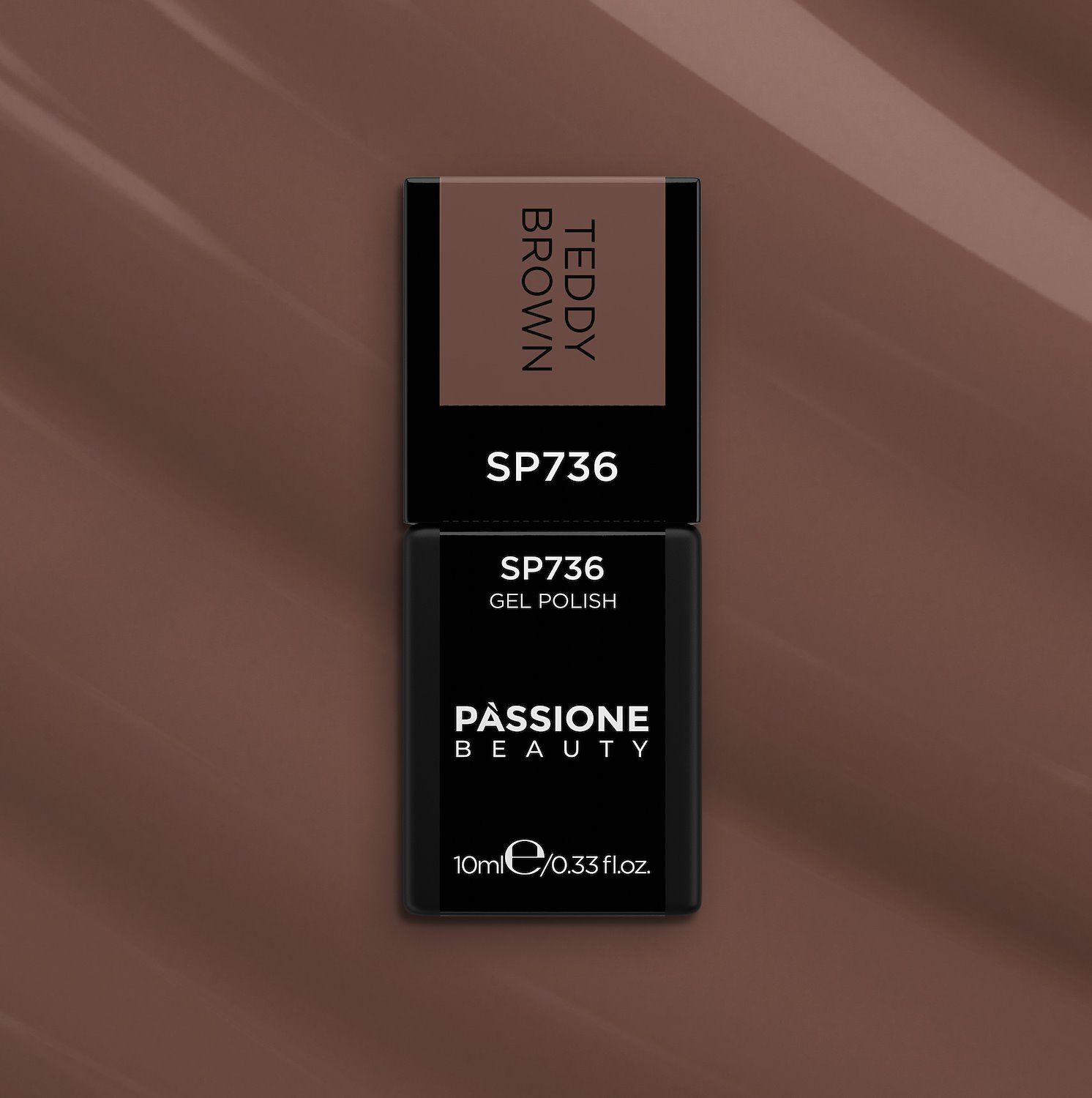 Vernis semi-permanent SP736 Teddy Brown - Vernis semi-permanent marron clair - détail 3